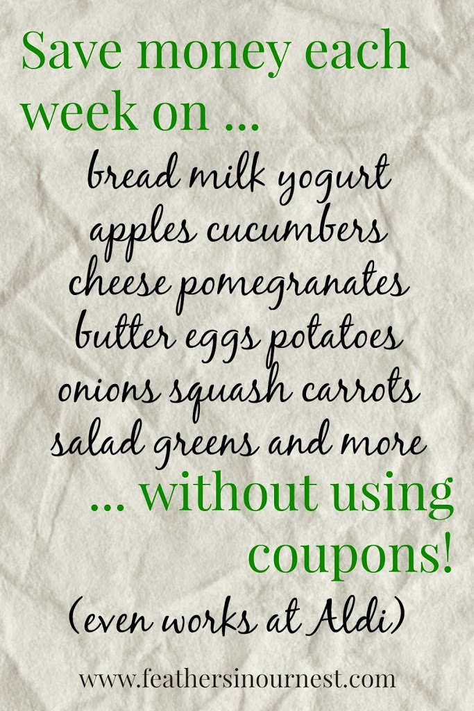 save money on produce and dairy