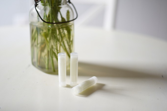 Make your own fragrance sticks (solid perfume) using your favorite essential oils or blends! Three simple ingredients and easy to make! | Feathers in Our Nest