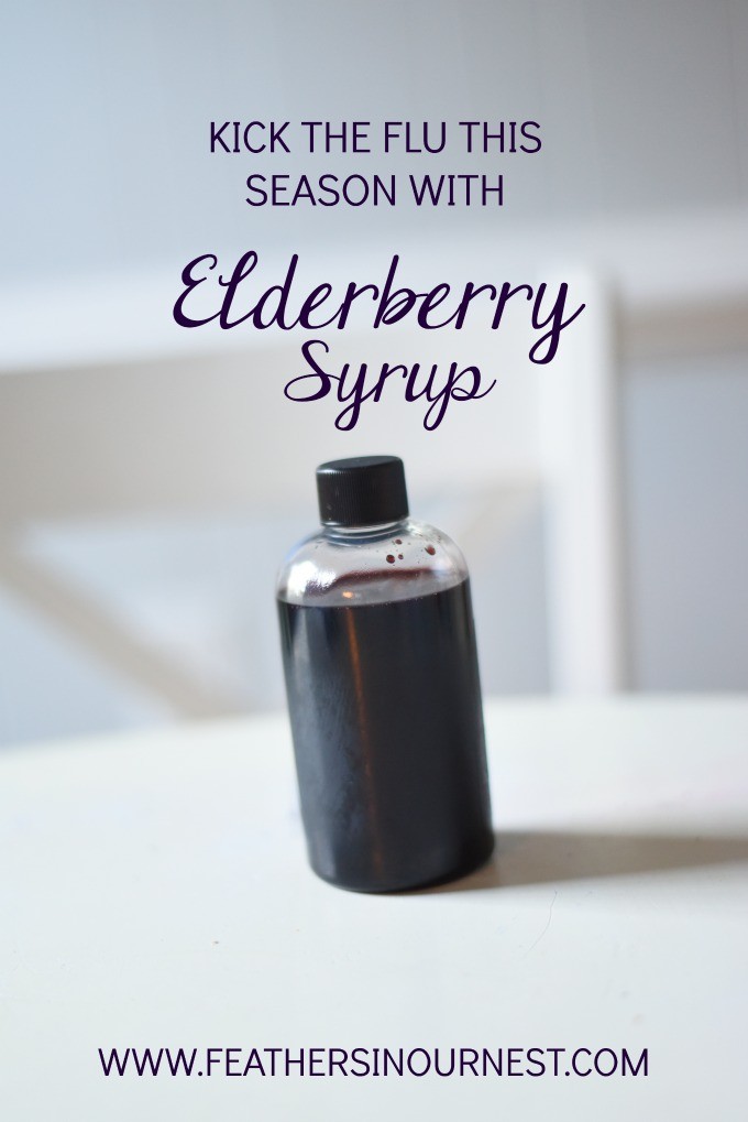 Kick the Flu this Season with Elderberry Syrup! | Feathers in Our Nest